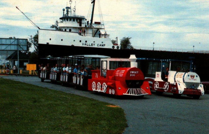 Soo Train Tours - Old Postcard